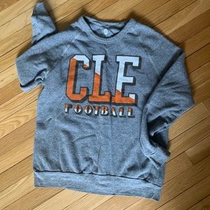 Cleveland football sweatshirt